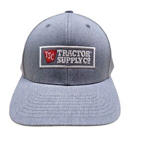 Tractor Supply Light Gray Trucker Snapback Hat‎
